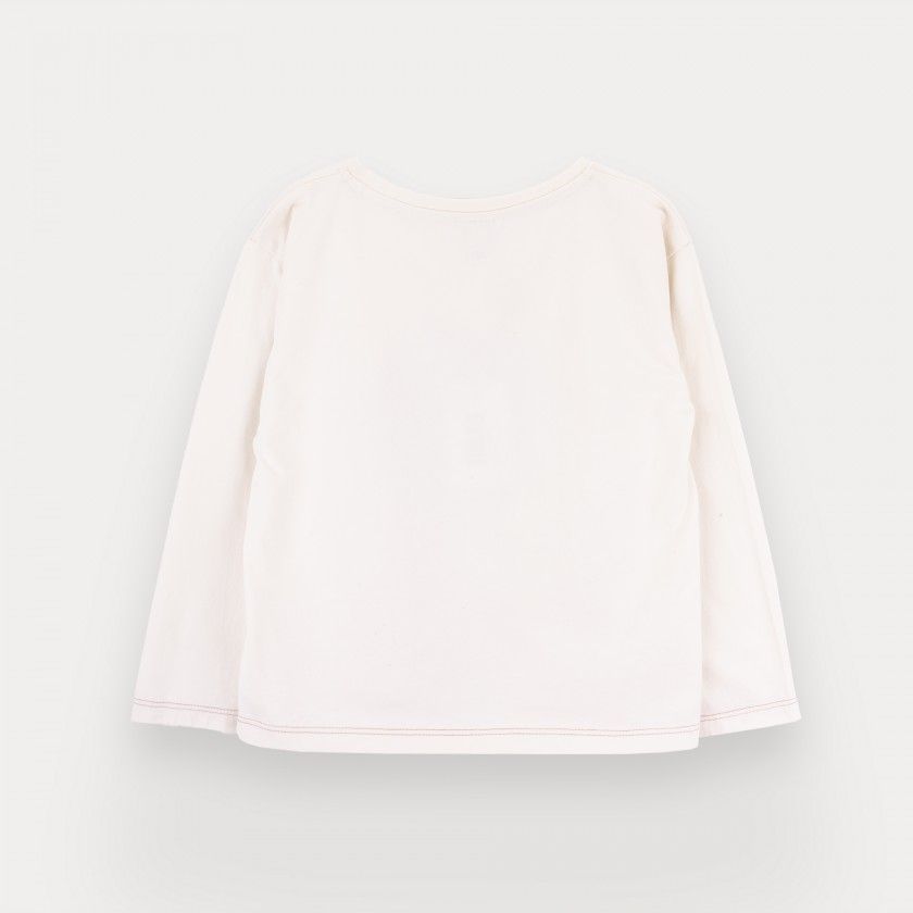 T-Shirt Lady Moon de menina em algodo orgnico