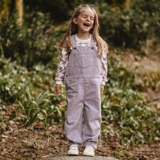 Jardineiras Milla de menina em sarja