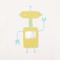 T-Shirt Hello Robot de menino em algodo orgnico