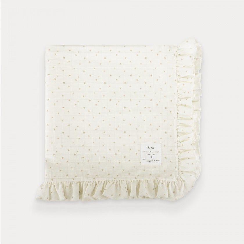 Fralda Tiny Stars de beb com folho