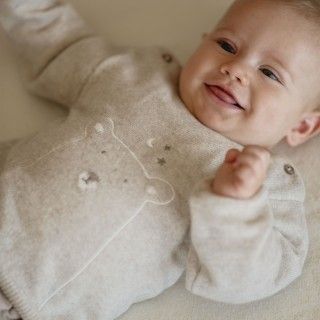 Brilly Bear knitted sweater for baby