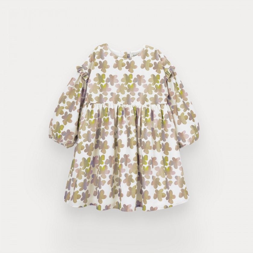 Vestido Pearlie de menina em bombazine