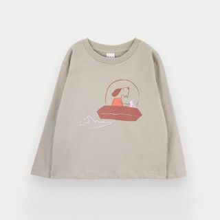 T-Shirt Space Dog de menino em algodão orgânico T-Shirt Space Dog de menino em algodão orgânico