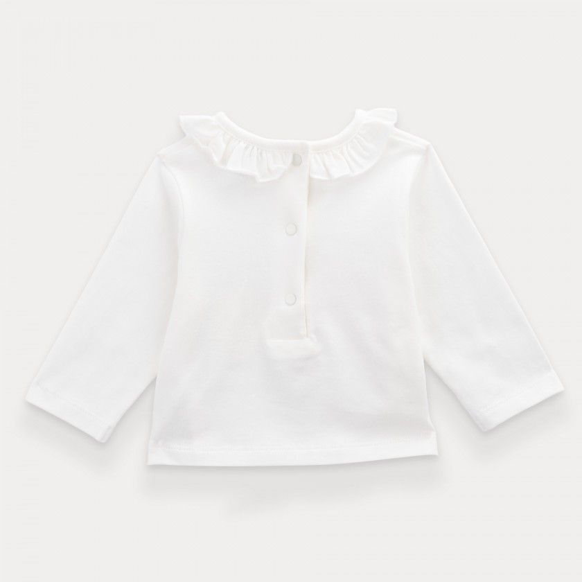 T-Shirt Sweet Dreams de beb menina em algodo orgnico