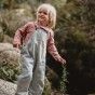 Georgy overalls for kids in cotton twill