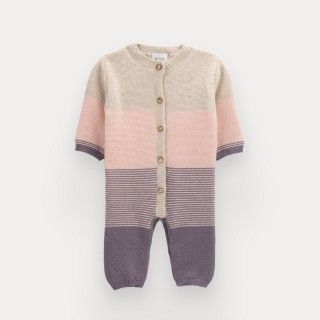 Rosalie knitted jumpsuit for baby girl