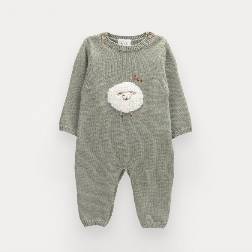 Macaco de malha Pupp Cloud de beb menino