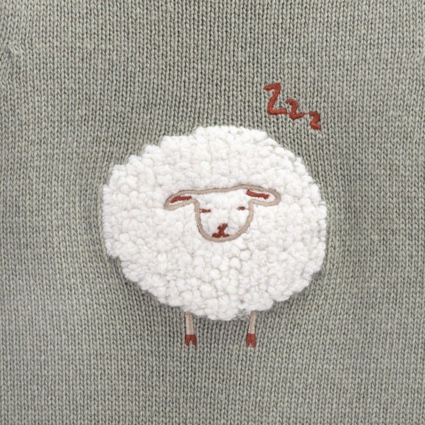 Macaco de malha Pupp Cloud de beb menino
