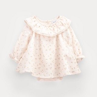 Carol dress for baby girl in corduroy