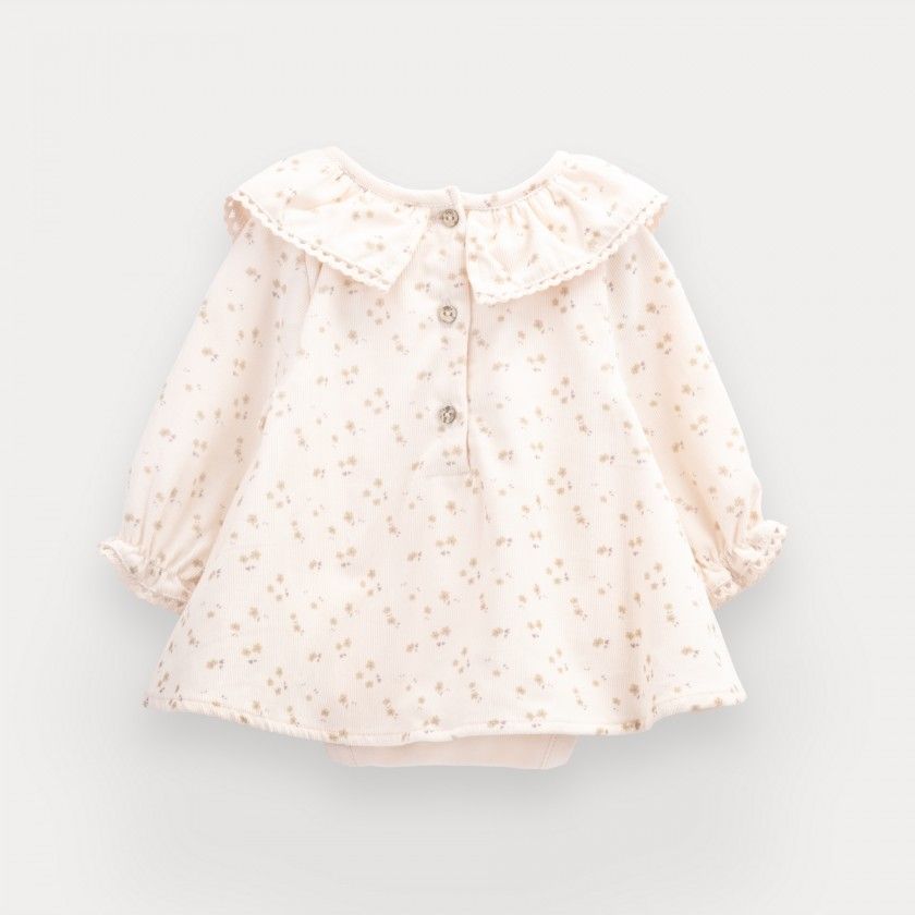 Vestido Carol de beb menina em bombazine