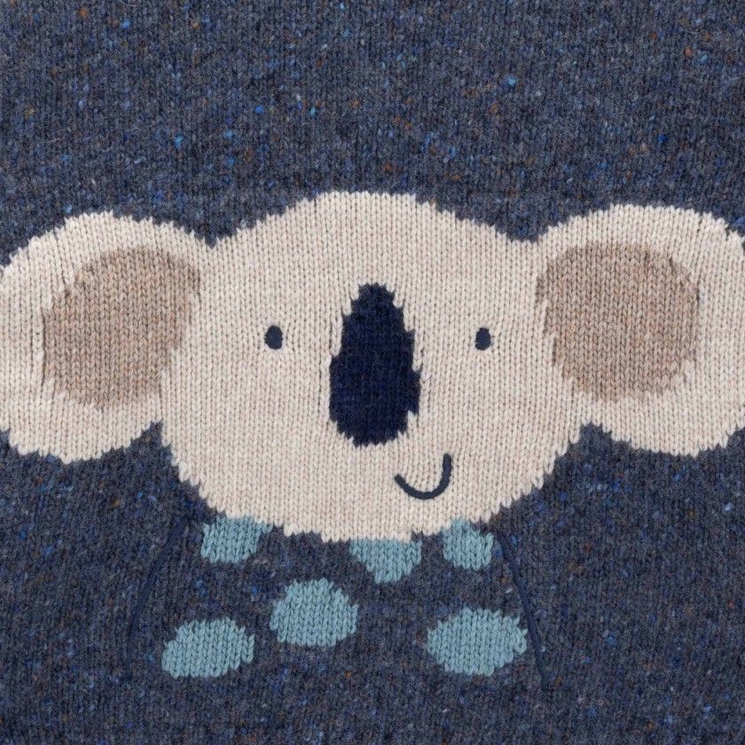 Rocket Koala knitted sweater for boy