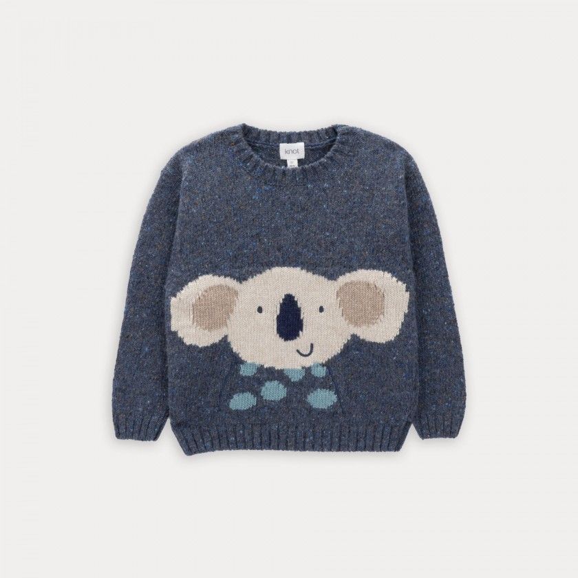 Rocket Koala knitted sweater for boy