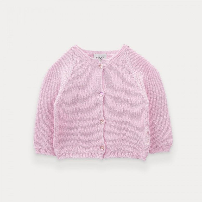 Casaco de malha de rec�m-nascido Lou