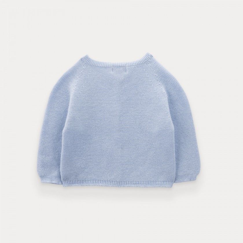 Casaco de malha de rec�m-nascido Lou