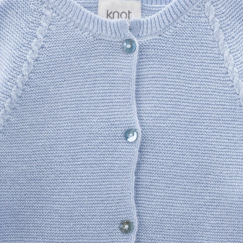 Casaco de malha de rec�m-nascido Lou