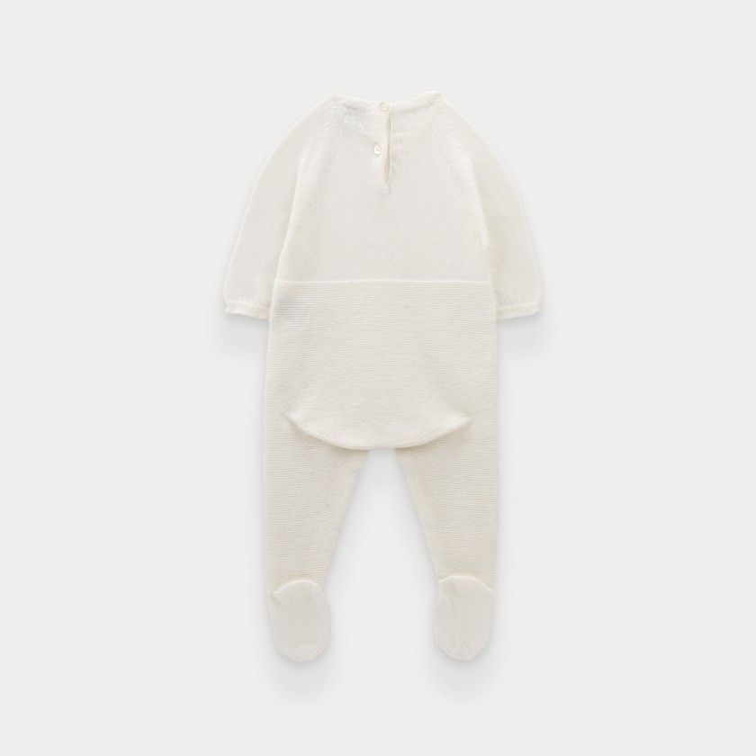 Macac�o de malha de rec�m-nascido Eli