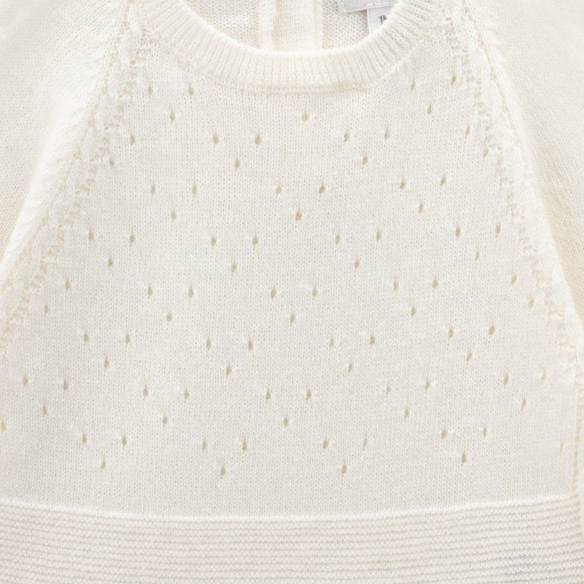 Macac�o de malha de rec�m-nascido Eli