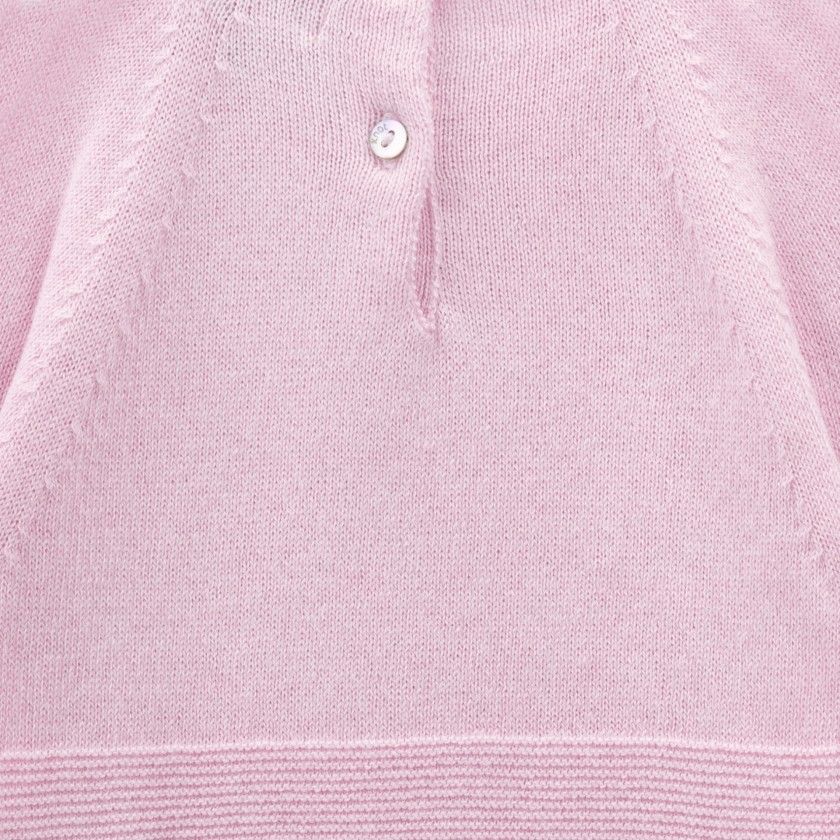 Macac�o de malha de rec�m-nascido Eli