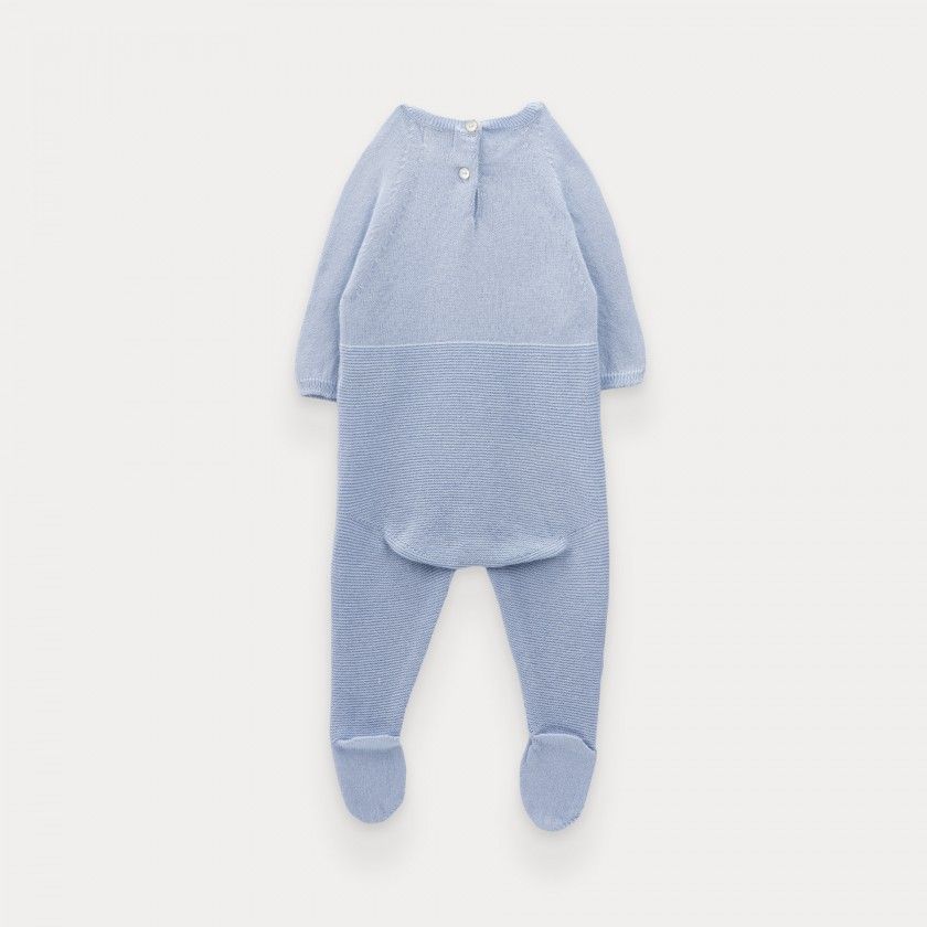 Macac�o de malha de rec�m-nascido Eli