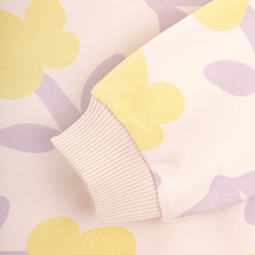 Lillies sweatshirt for girl in cotton