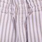 Orchid Stripes trousers for girl in cotton twill