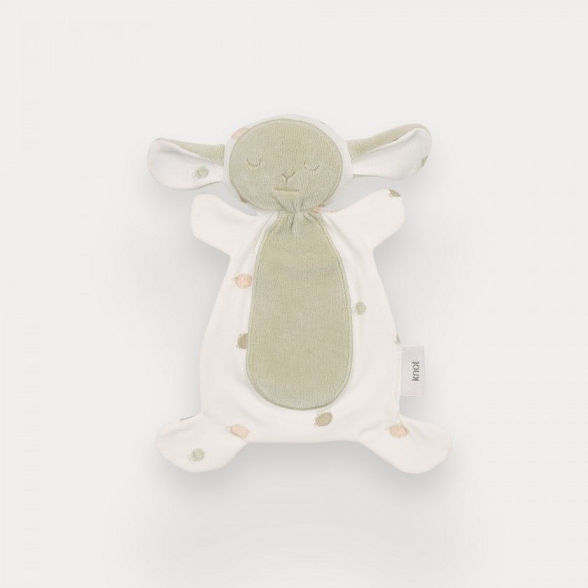 Doudou Fluffy de beb� em algod�o org�nico