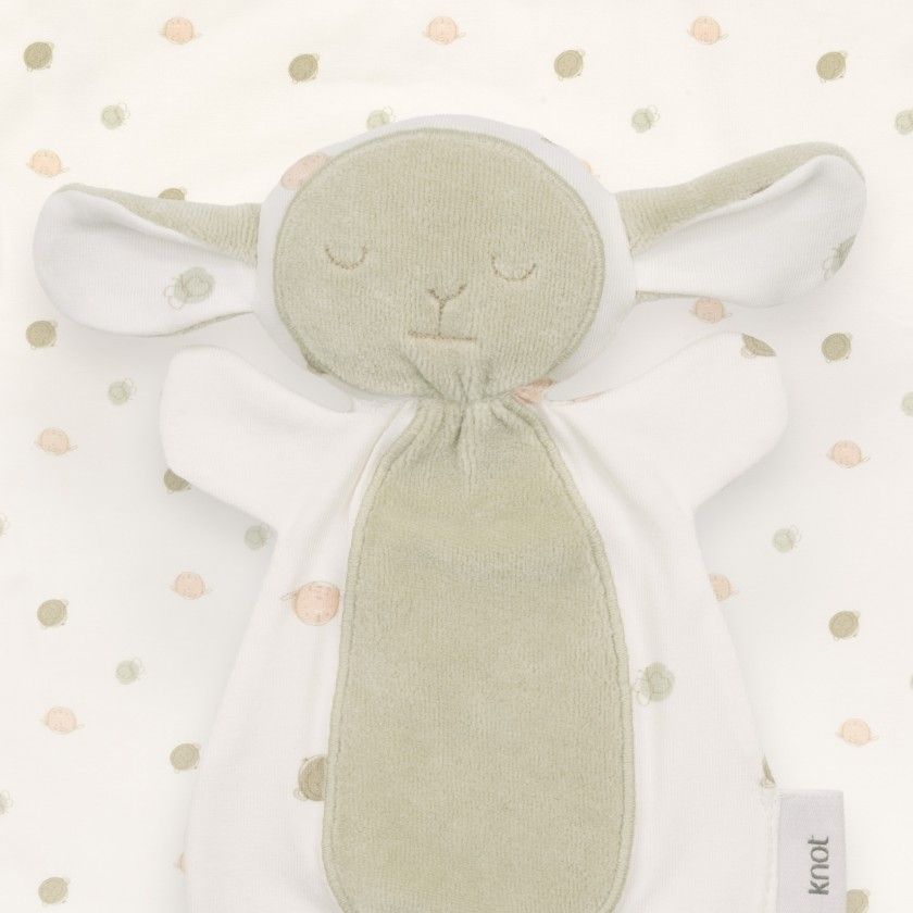 Doudou Fluffy de beb� em algod�o org�nico