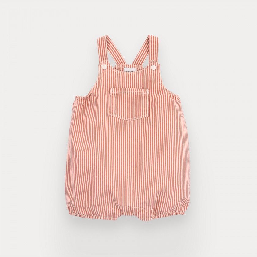 Ly jumpsuit for baby in cotton canvas