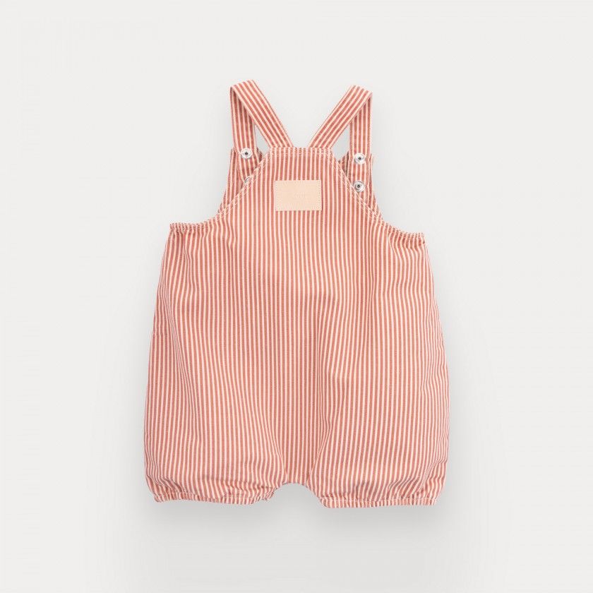 Ly jumpsuit for baby in cotton canvas