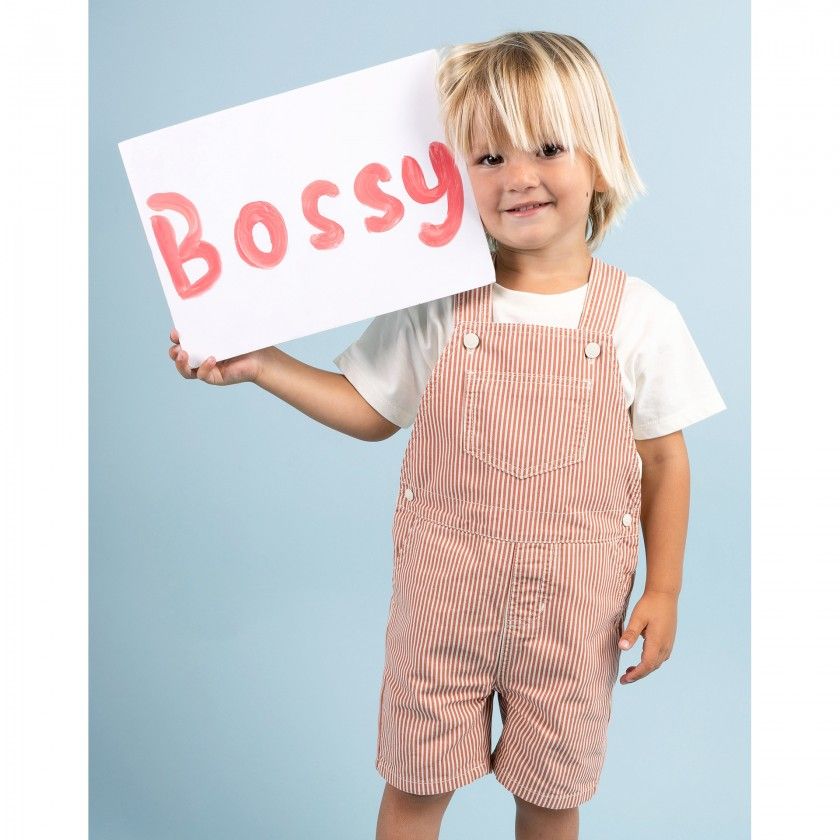 Mack overalls for kids in cotton canvas