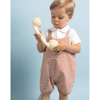 Ly jumpsuit for baby in cotton canvas